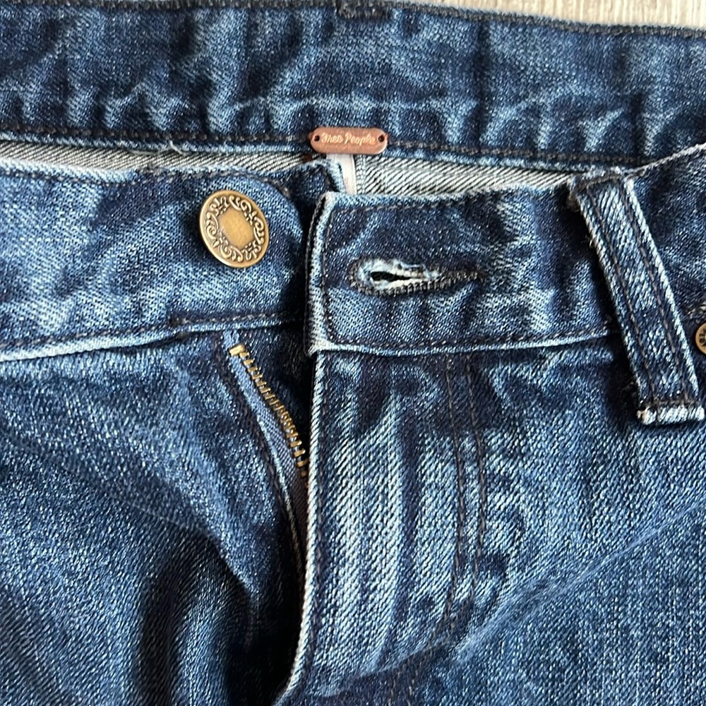 Free‎ People Jean Mini Skirt Women’s Size 0